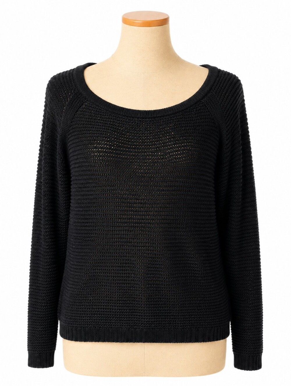 Lauren Active Ralph Lauren Black Knit Sweater Size L